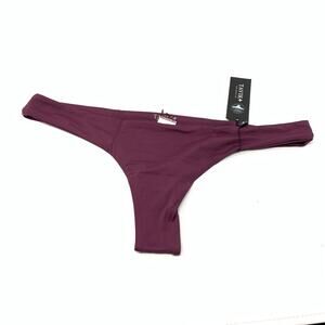 Tavik Ali Mini Swim Bottom Merlot Size Large NEW